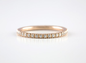 JoTal wedding band for women rose gold