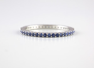 JoTal wedding band for women with sapphires